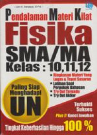 Pendalaman Materi Kilat: FISIKA 10-11-12 SMA