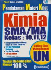 Pendalaman Materi Kilat: KIMIA SMAKelas 10-11-12 SMA