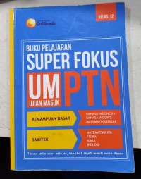 Buku Pelajaran Super Fokus UMPTN